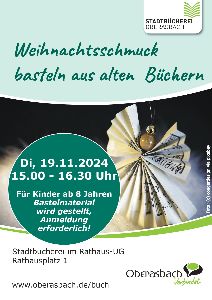 Plakat Weihnachtsschmuck basteln